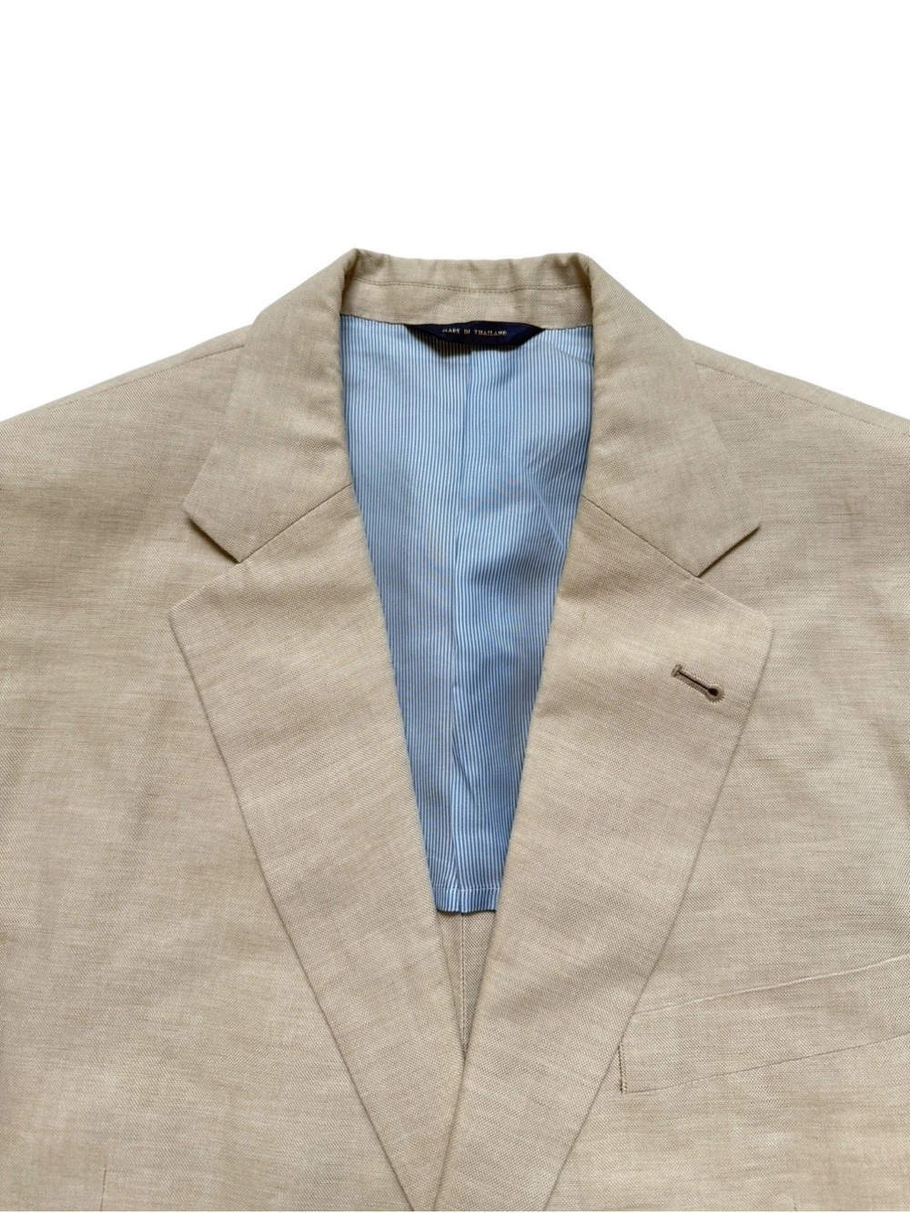Brooks Brothers Madison 1818 Light Beige Linen Blend Sportcoat Sz 42R - Picture 4 of 8